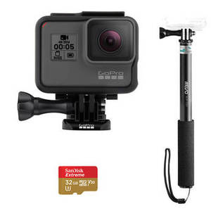 HERO5 Black & Selfie-Stick Kit with 32GB microSDHC Card