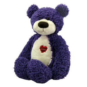 First and Main Purple Tender Teddy Bear