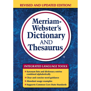 Merriam-Webster Dictionary & Thesaurus Trade Paperback Size